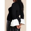 ELOQUII Bubble Sleeve Sweater - 3 of 4