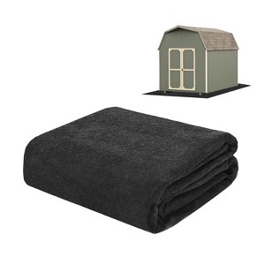 Unique Bargains Waterproof Felt Outdoor Storage Shed Flooring Mat Gray 1 Pc - 1 of 4