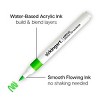 KINGART Acrylic Brush Tip Markers, 24 Colors - 3 of 4