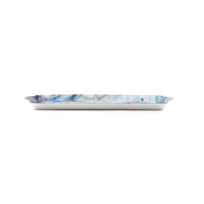 Lilac Floral Melamine Sandwich Tray, 16"