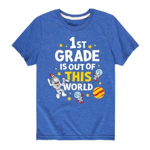Boys' - Dr. Seuss - First Grade Out Of This World Short Sleeve Graphic T-Shirt - 1 of 4