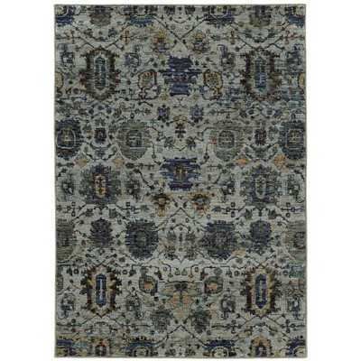 Oriental Weavers Andorra 7120A Blue/ Navy Indoor Area Rug - 5'3" x 7'3"