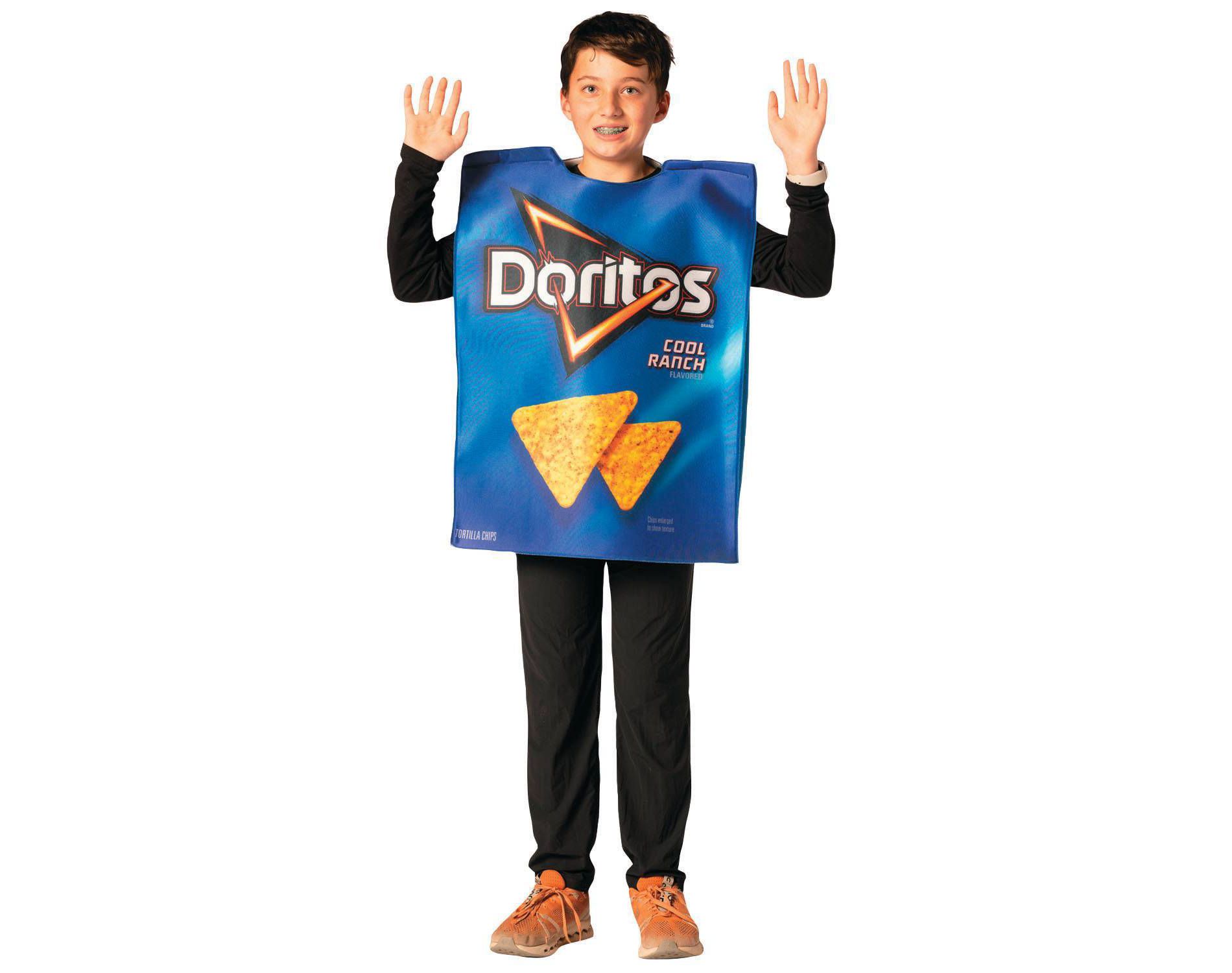 Imposta Costumes Kids' Doritos Cool Ranch Bag Costume Bodysuit L Blue