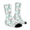 Dsane Samoyed Christmas Women Printed Crew Socks Funny Funky Socks Soft Polyester Novelty Gifts for Artists Men - 4 of 4