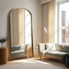 Lirago Metal Flat Mirror Full Length Mirror Leaning Mirror 71*31 Gold - 3 of 4