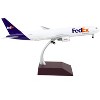 Boeing 767-300F Commercial Aircraft "Federal Express" White w/Purple Tail 1/200 Diecast Model Airplane by GeminiJets - 2 of 4