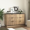 Bella Depot Modern Multi-functional 6-Drawer Dressers - 2 of 4