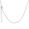Silver Alloy Cross & Pearl Y - Shaped Modern Unisex Necklace - 4 of 4