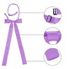 Allegra K Women's Pre-Tied Adjustable Solid Color Bow Tie - 4 of 4
