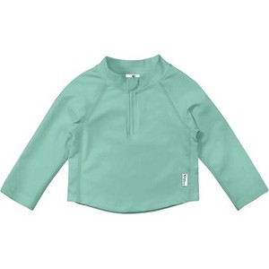 Green Sprouts Baby/Toddler Long Sleeve Zip Rashguard Shirt - 1 of 4