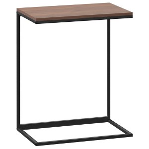 vidaXL Side Table Black Engineered wood, iron Medium Durable - 1 of 4