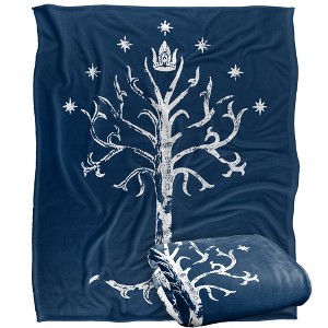 The Lord of The Rings Blanket, 50"x60" Tree of Gondor Silky Touch Super Soft Throw Blanket - 1 of 4