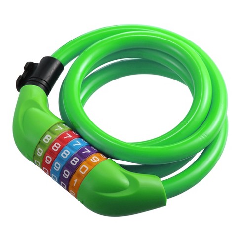 green bike lock