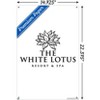 Trends International The White Lotus - Black and White Logo Unframed Wall Poster Prints - 3 of 4