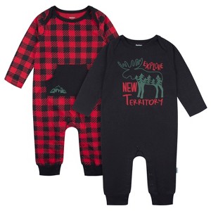 Gerber Baby & Infant Boys' Rompers, 2-Pack - 1 of 4