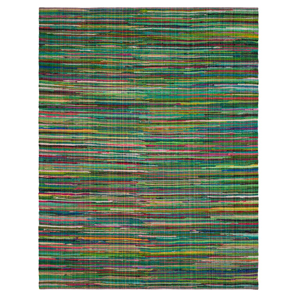 Green Spacedye Design Woven Area Rug 8'x10' - Safavieh