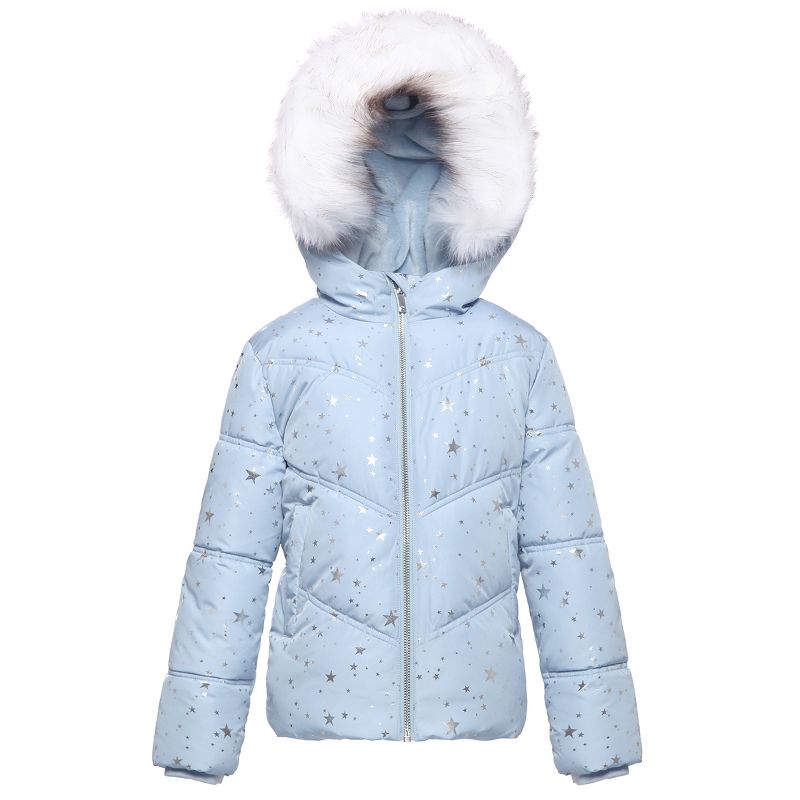 Rokka&Rolla Girls' Heavy Winter Puffer Jacket Bubble Coat, 6 of 9