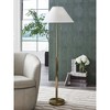 Signature Design by Ashley Haigwood Metal Floor Lamp, Modern Gold Finish with Empire Fabric Shade, Pull Chain Switch, 60W Max - 2 of 4