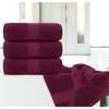 White Classic Luxury 100% Cotton Bath Towels Set of 4 - 27x54" - 4 of 4