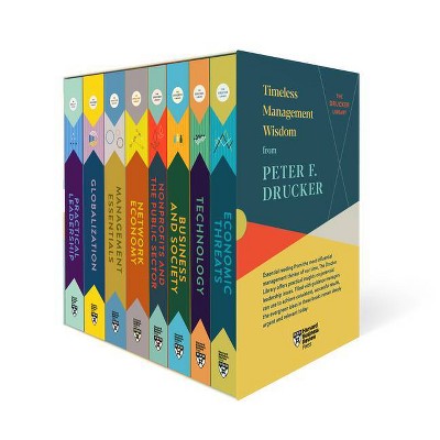 Peter F. Drucker Boxed Set (8 Books) (the Drucker Library) - by  Peter F Drucker (Mixed Media Product)