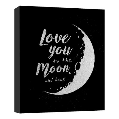 11" x 14" Love You To The Moon II Decorative Wall Art - PTM Images