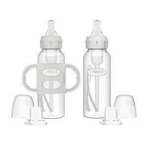 Dr. Brown's Anti-colic Options+ Narrow Bottle to Sippy Starter Gift Set - 2pk - 1 of 4