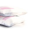 Deny Designs Standard April Lane Art Block Pink Monogram M Microfiber Printed Pillow Sham - 3 of 3