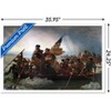 Trends International Washington Crossing the Delaware Framed Wall Poster Prints - 3 of 4