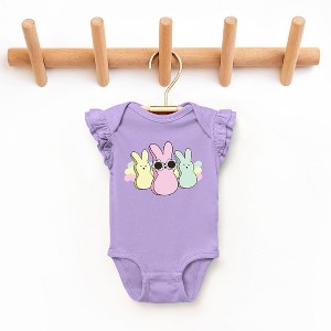 The Juniper Shop Chillin With My Peeps Sunglasses Baby Flutter Sleeve Bodysuit - 1 of 2