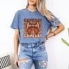 Simply Sage Market Women's Coquette Football Game Day Short Sleeve Garment Dyed Tee - 2 of 4