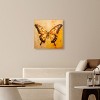 Art Remedy Golden Ochre Butterfly Elegant Butterfly Wall Art Unframed - 2 of 4