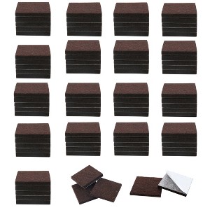 Unique Bargains Felt Self-stick Non-slip Anti-scratch Square Furniture Floor Pads 90 Pcs - 1 of 3