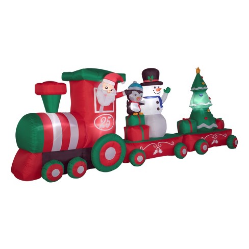 National Tree Company 16 Ft. Inflatable Holiday Train : Target