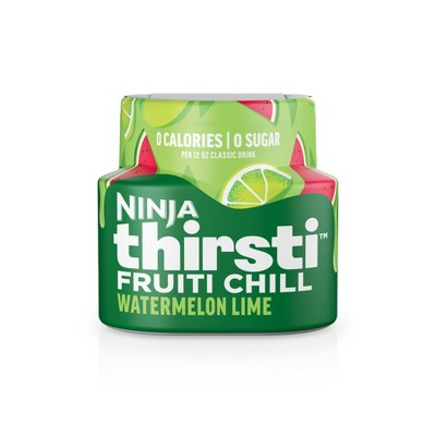 Ninja Thirsti FRUITI CHILL Watermelon Lime Flavored Water Drops: Sugar-Free, Zero Calories, Water Flavoring