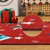 COZONY Washable Christmas Tree Motif Low Pile Area Rug for Living Room Bedroom Dining Room - 2 of 4