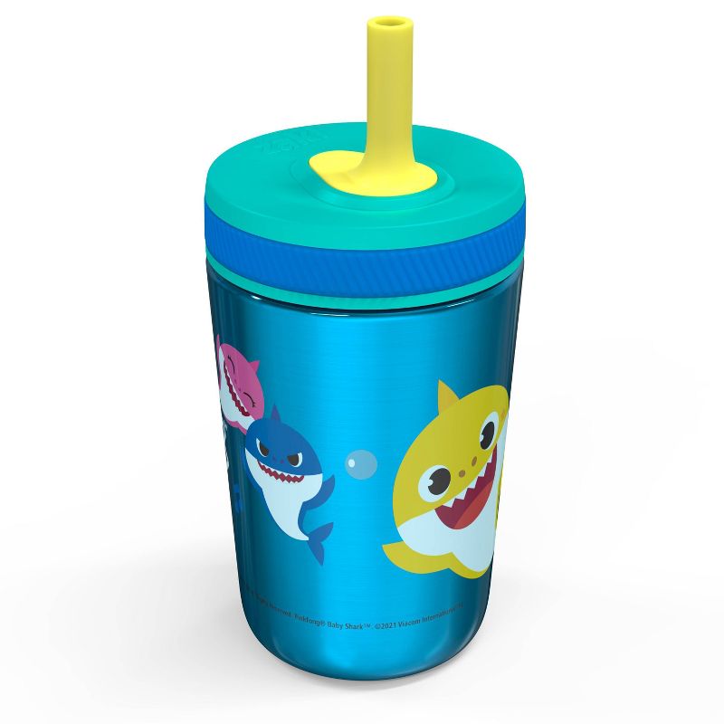 Baby Shark 12oz Stainless Steel Double Wall Kelso Tumbler - Zak Designs, 3 of 4