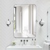TEHOME Rounded Rectangular Pivoting Metal Framed Wall Mounted Bathroom Vanity Mirror - 3 of 4