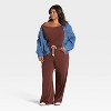 Women's Mid-Rise Relaxed Leg Sweatpants - Universal Thread™ - 3 of 3