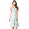 Allegra K Women's Floral Twist Front Knee Length Summer Adjustable Strap Sundresses - 2 of 4