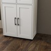 Homy Casa Storage Cabinet with Drawers and Doors for Living Room, Entryway or Bedroom, White - 4 of 4