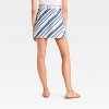 Women's Striped Denim Mini Skirt - Universal Thread™ Navy - 2 of 3