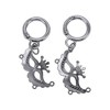 Unique Bargains Crown Mask Shoelace Charms Gray Black 2 Pcs - 4 of 4