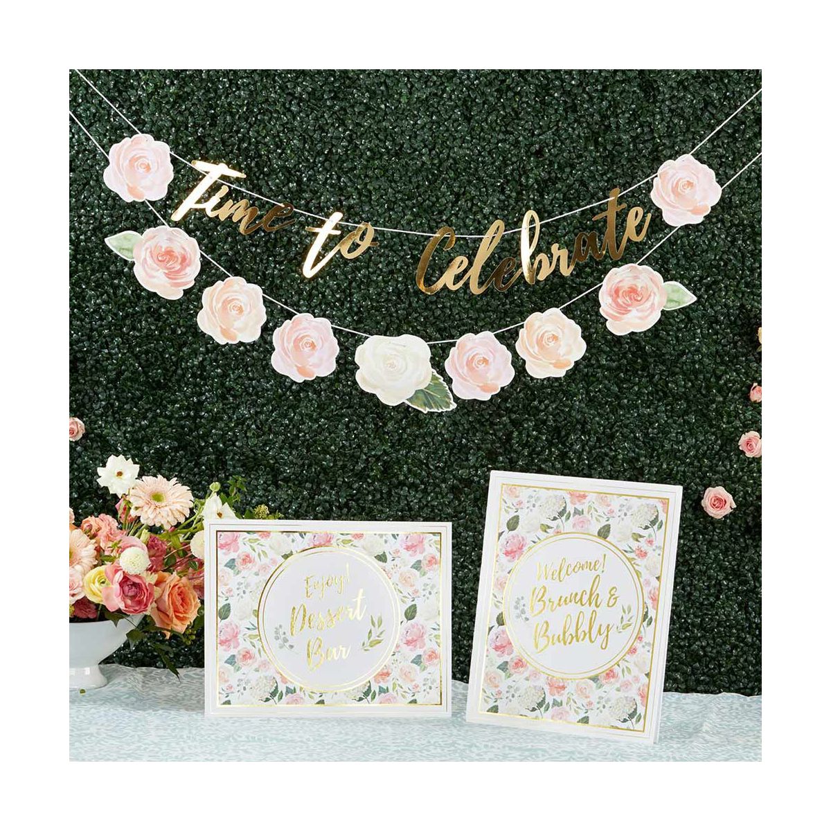 Kate Aspen Floral Brunch Party Kit | 28488BR - thumbnail 2