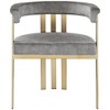 Meridian Furniture,Marcello Velvet Dining Chair, Set of 2 - 3 of 4