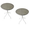 Jiallo Mosaic Art Collection Peace Lily Accent Table - 2 of 2