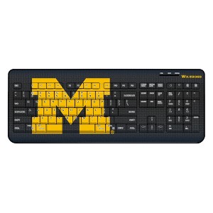 NCAA Big Ten Universities Linen Wireless USB Keyboard - 1 of 4