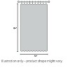 LiBa Premium Waffle Weave Shower Curtain - Water Repellent and Heavyweight, Hotel Quality, Machine Washable Liner for Bathroom - 4 of 4