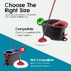 Restore Your Mop: 100% Microfiber Heads for O Cedar Triangle Mops - Delivers Deep Cleaning & Like-New Performance - 3 of 4