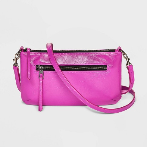 Neon pink cheap crossbody bag