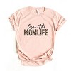 Simply Sage Market Livin' the Mom Life Leopard Short Sleeve Tee - XS - Blush - 2 of 4